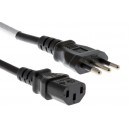 IC-PCORD-IT Chile Libya Italy Power Cord 3 Pin