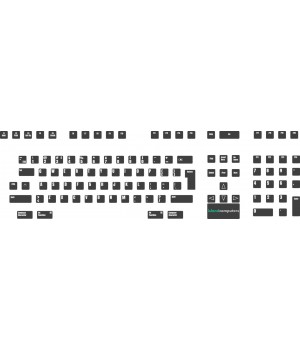 OpenVMS Keyboard US and English 108 Key Keycap Stickers